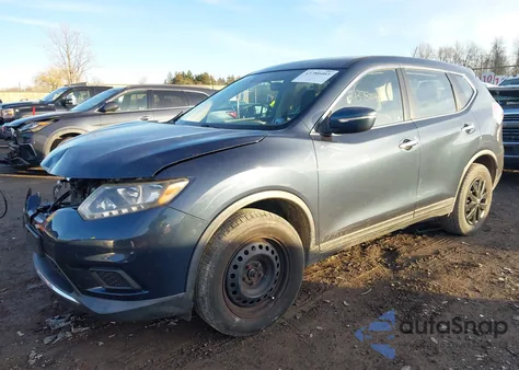 2015 Nissan Rogue S из США, поврежденный, VIN KNMAT2MV5FP528436